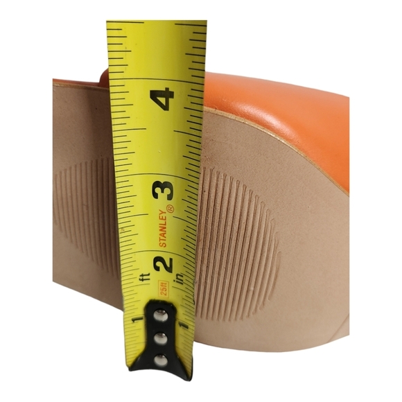 Alohas Brushed Degradé in Pomelo Orange Leather Sandals EU 39 - Picture 9 of 15